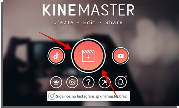 inicio do kinemaster