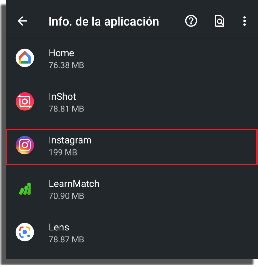 historias no se suben app se queda pegada