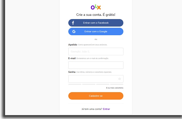 renda extra na olx tutorial