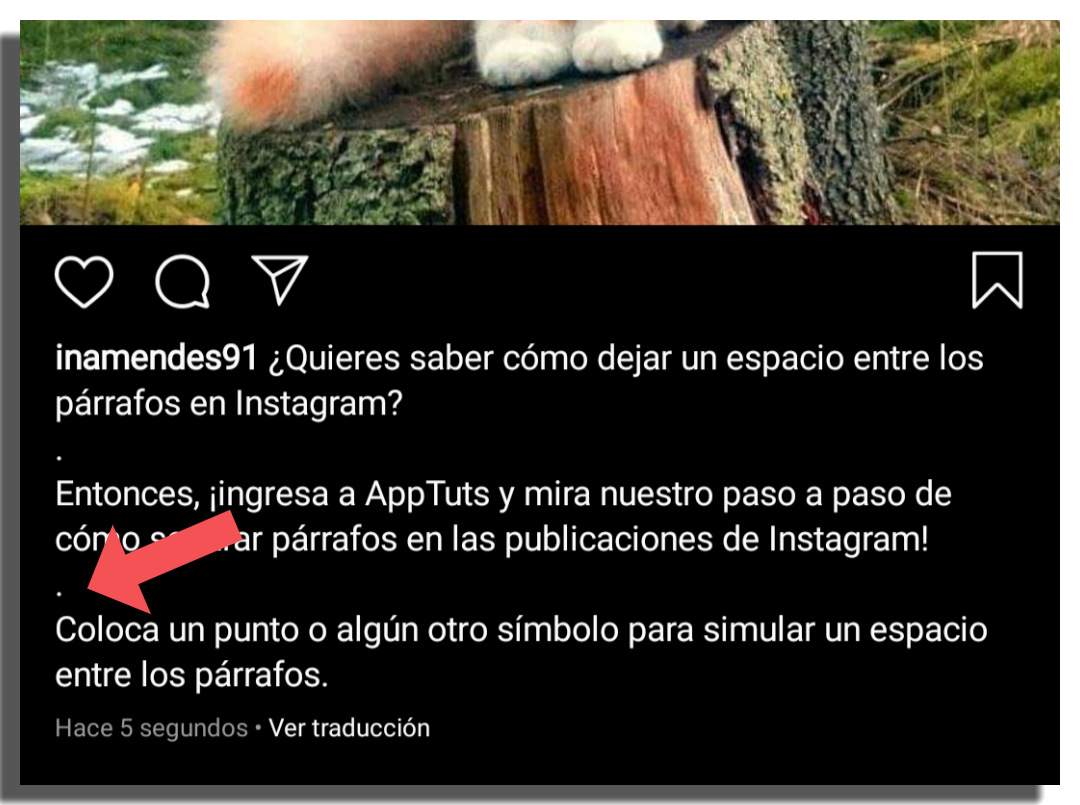 C mo separar p rrafos en las publicaciones de Instagram - 18