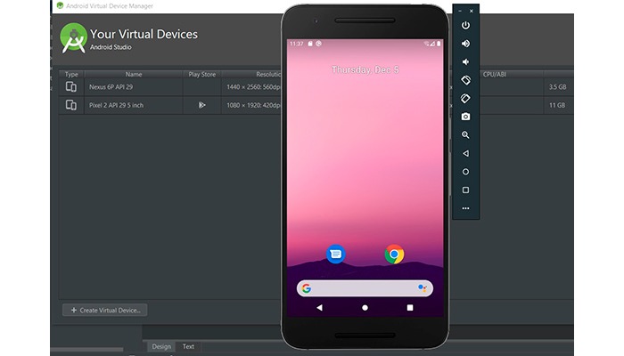 Android Studio Emulator