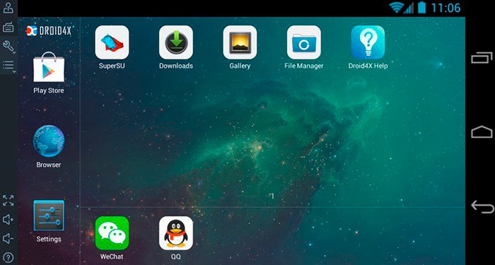 droid4x lightweight Android emulators for PC