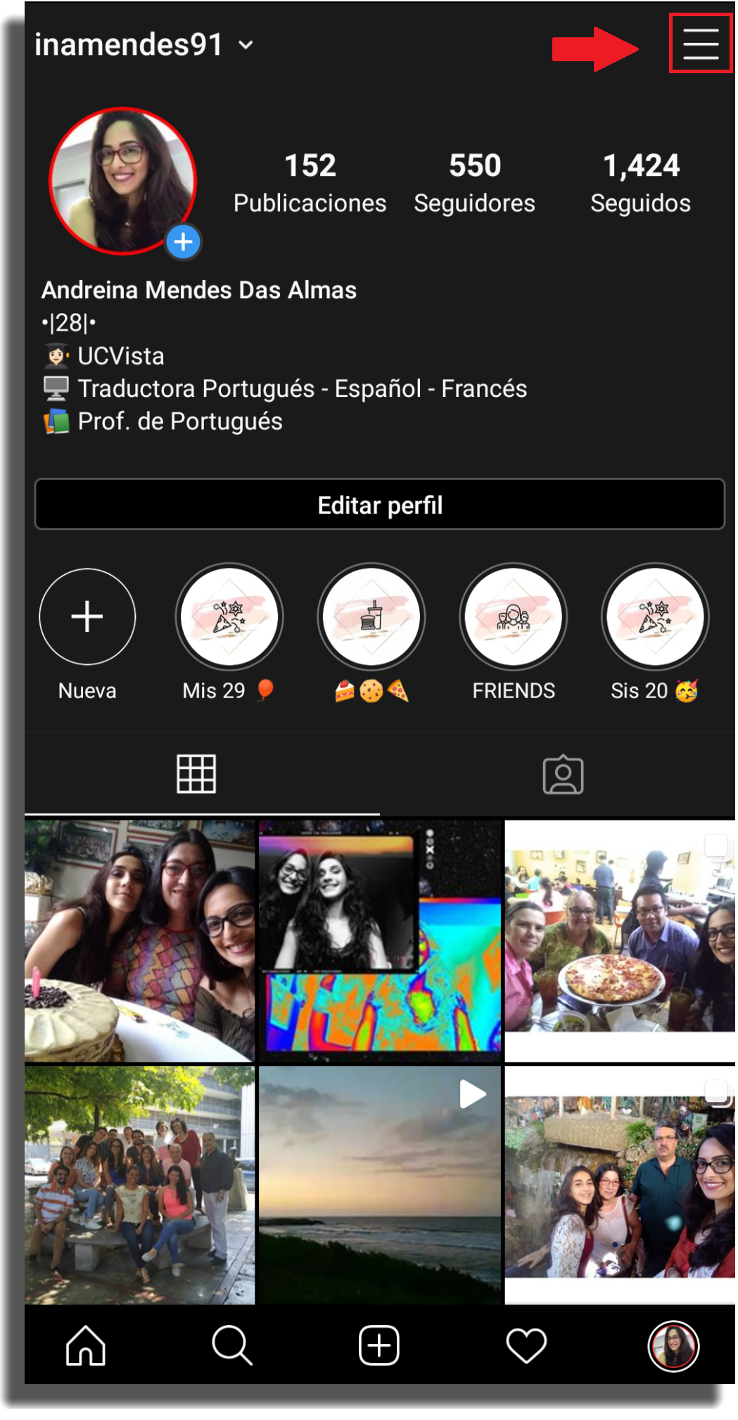 cambiar a cuenta profesional