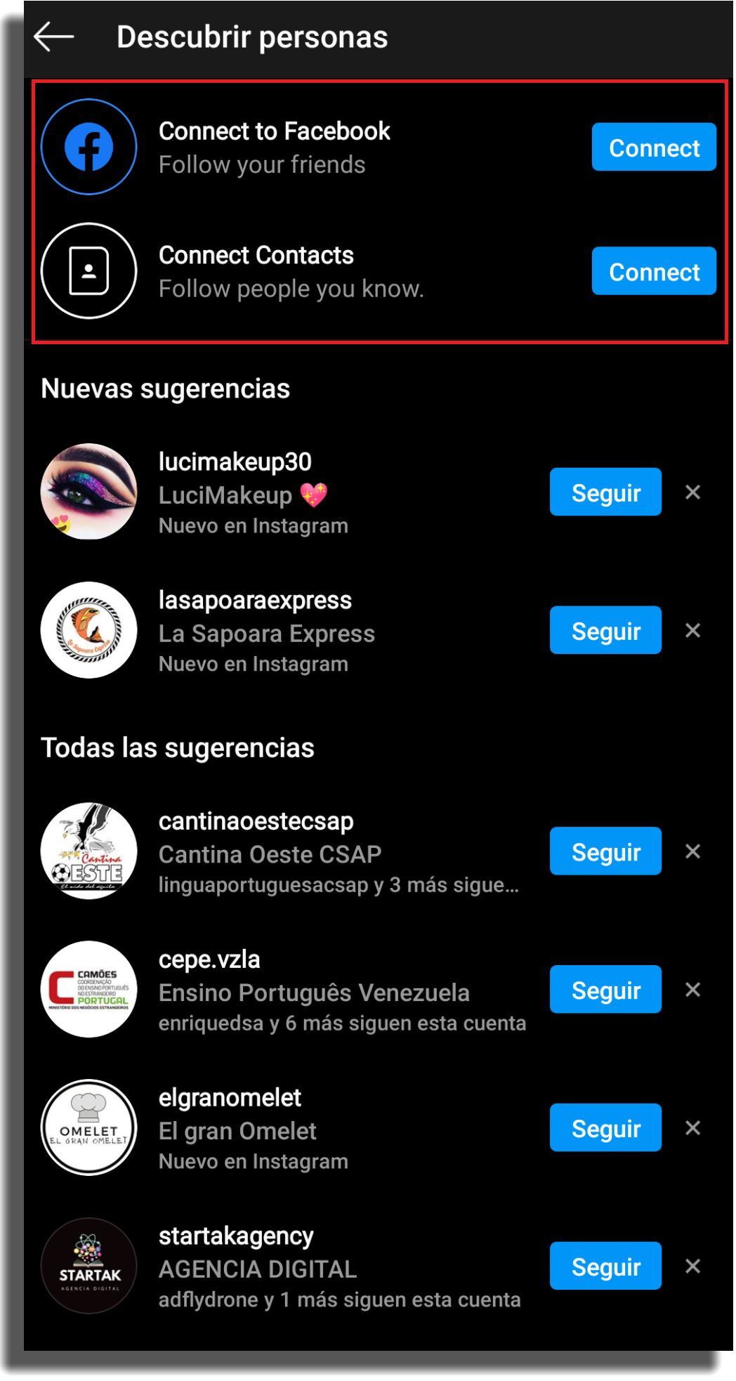 ganar seguidores instagram descubrir personas