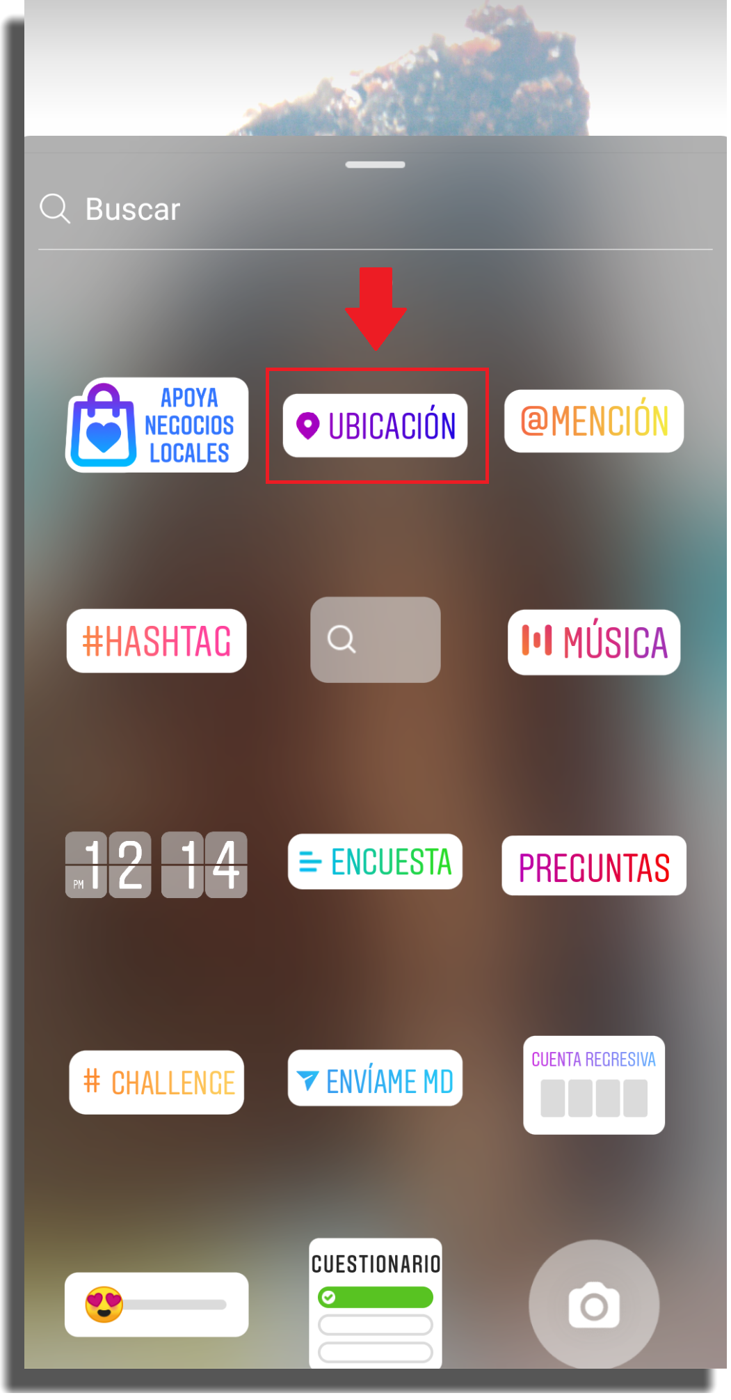 usa tu ubicación en instagram