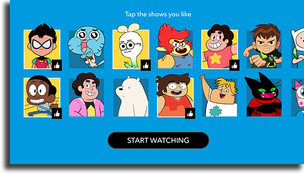 Cartoon Network live TV apps for Android