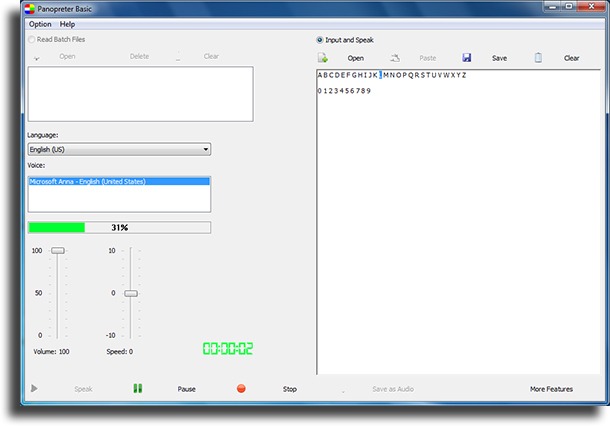 Panopreter Basic best text-to-speech apps