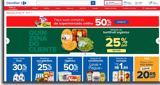 como usar o carrefour