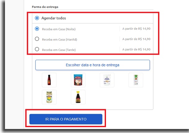 entrega do carrefour