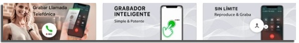 grabar llamadas en iPhone grabadora de llamadas +