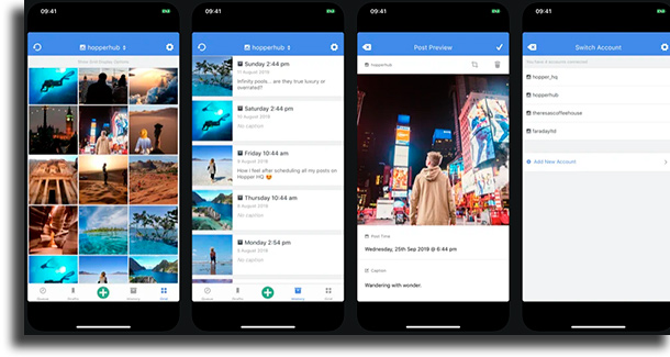 Hopper HQ best scheduling apps for Instagram