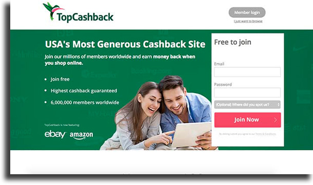 TopCashback best cashback apps