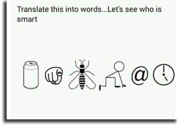 Translate from images into words 