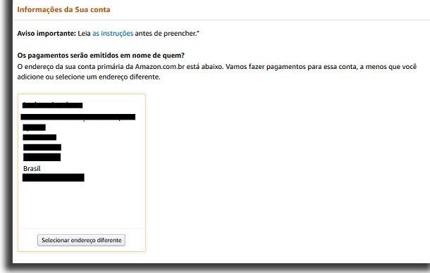 cadastro no associados da amazon