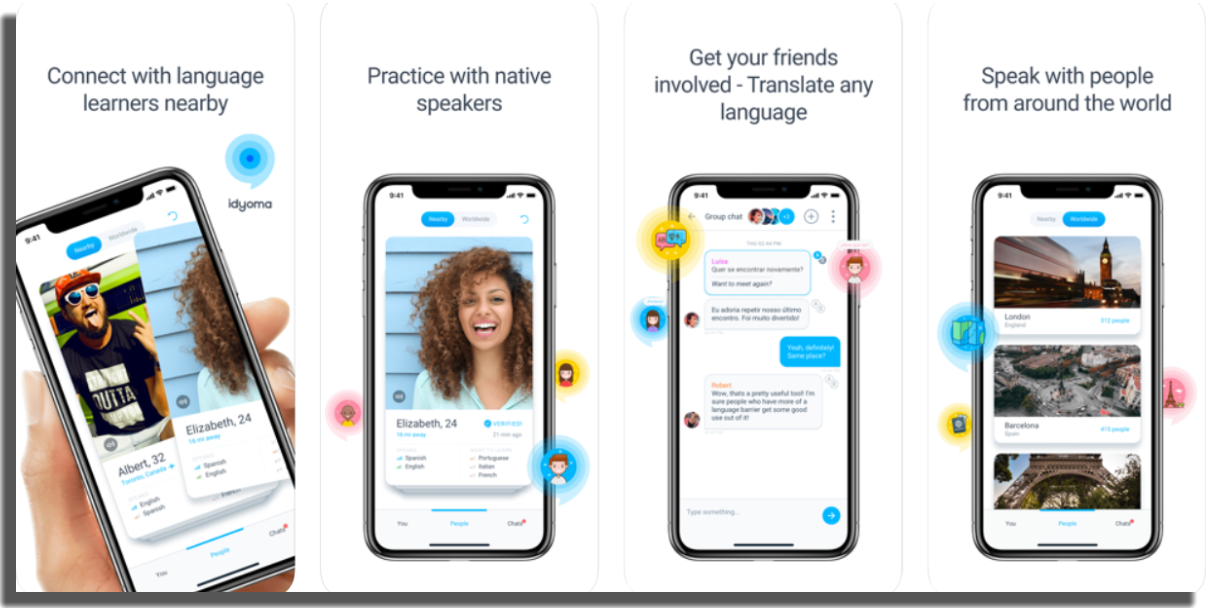 hablar y aprender idiomas con extranjeros Idyoma