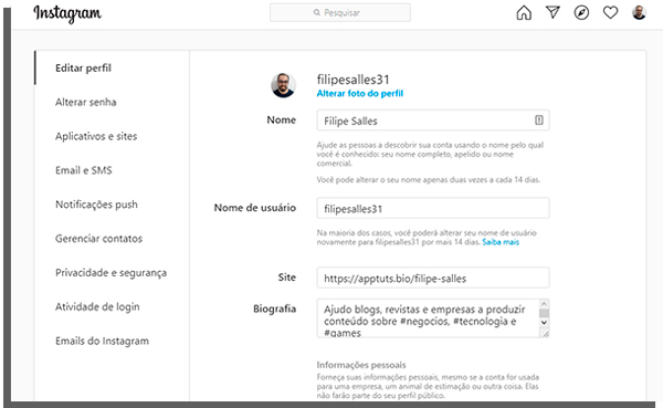 Instagram no Computador  como gerenciar o seu perfil - 25