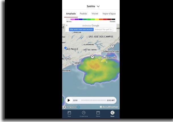 Accuweather satélite