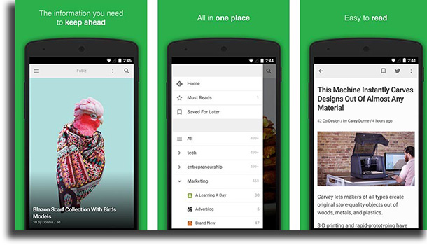 Feedly best free Android apps