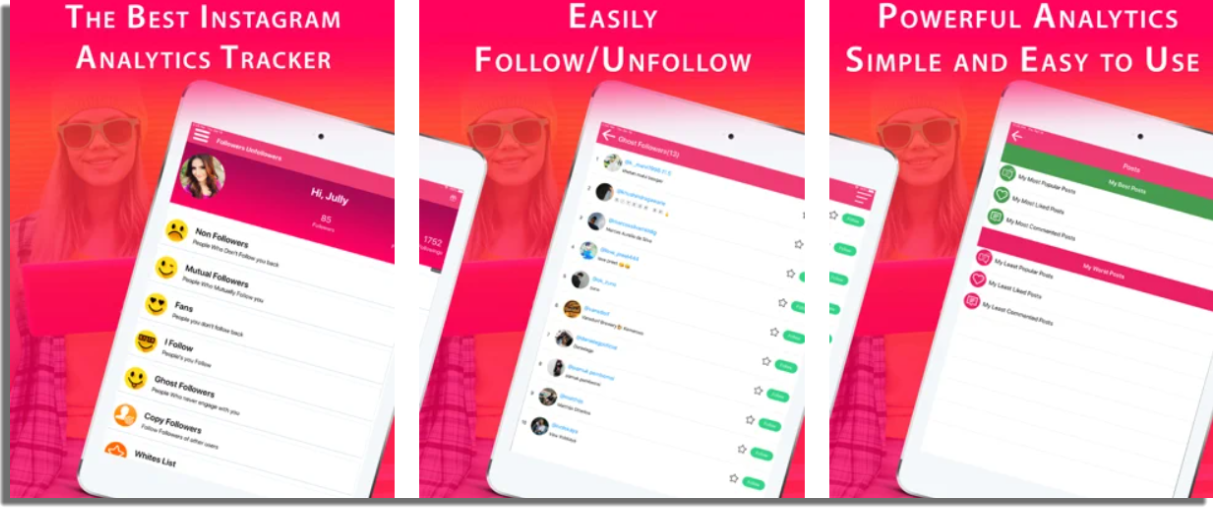 dejar de seguir usuarios en Instagram Followers Assistant