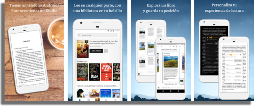 aplicaciones gratuitas para Android Kindle
