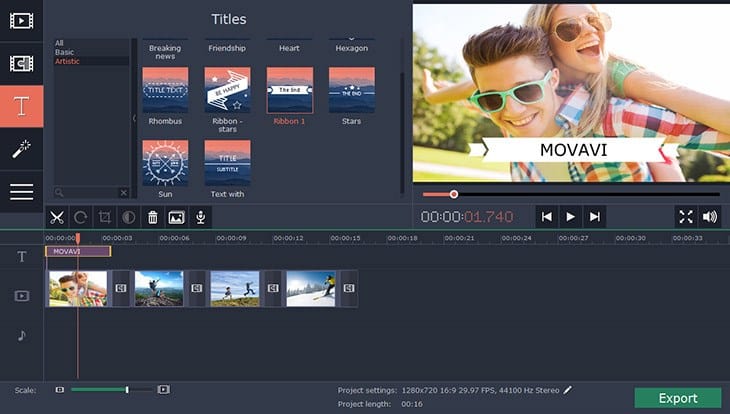 Movavi best video editing apps