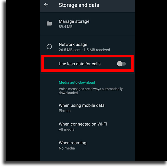 Reducing data usage in calls WhatsApp tips and tricks