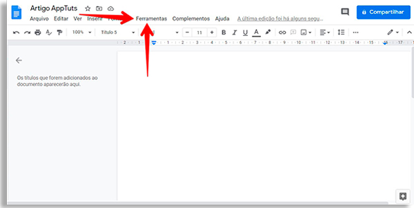 Como escrever textos por voz no Google Docs - 13