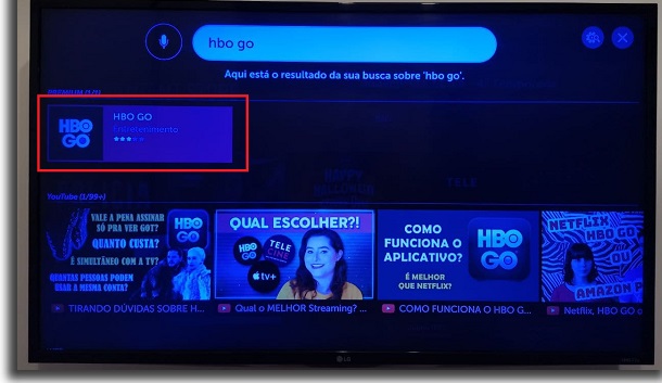 hbo go na tv pesquisa