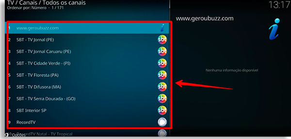 tv liberada no smartphone!