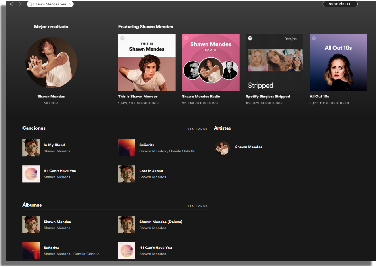 trucos para Spotify limitar búsqueda por año