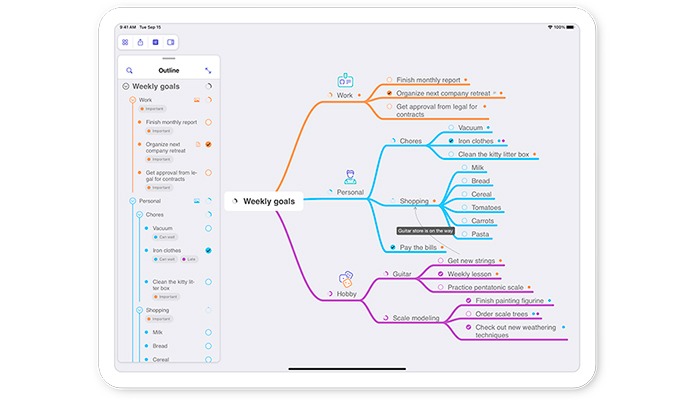 mind node best mind mapping apps