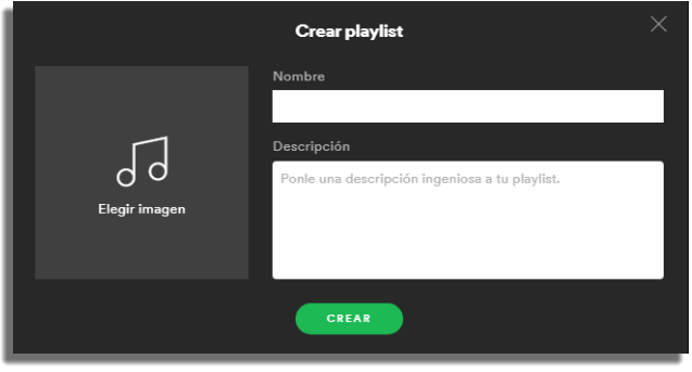organizar listas de reproducción