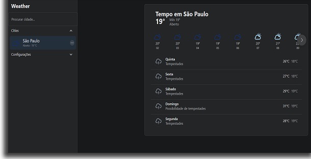 Previs o do tempo no Facebook  como funciona  - 45