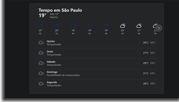 Previs o do tempo no Facebook  como funciona  - 52