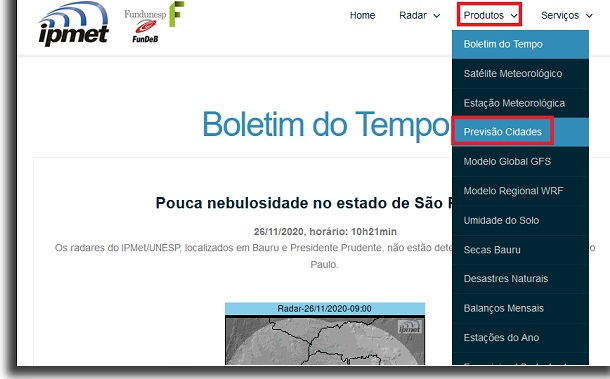 Previs o do tempo pelo IPMet  voc  sabe como ver  - 32