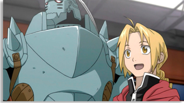 animações também podem ser seriados de ficção científica e Fullmetal Alchemist é um exemplo