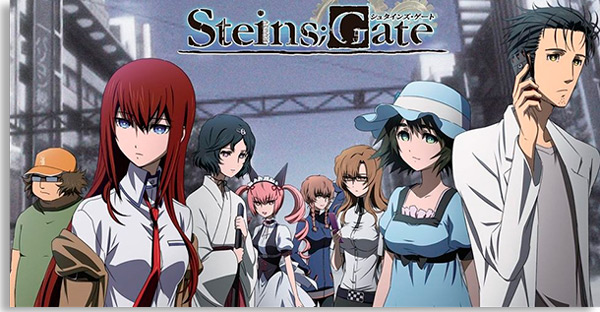 steins gate brinca com viagens no tempo