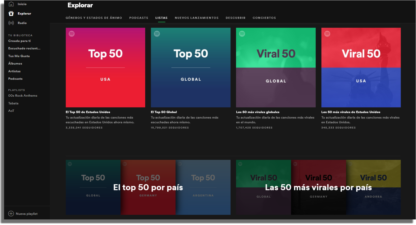 top trucos para Spotify 