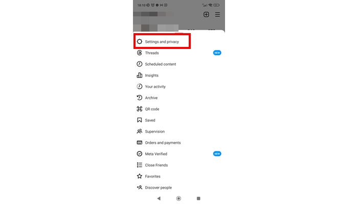 settings and privacy Instagram Stories won't load