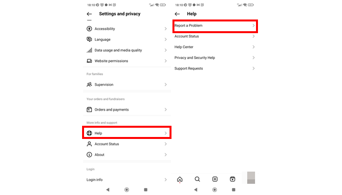 report issue 