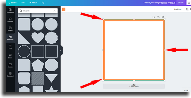 full canvas how to use Canva
