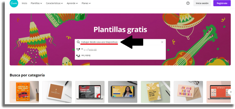 Cómo usar Canva búsqueda avanzada