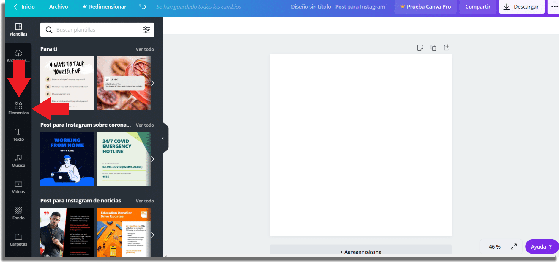 añadir borde a las imágenes en canva