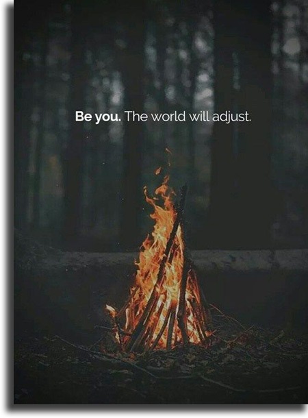 Be you. 