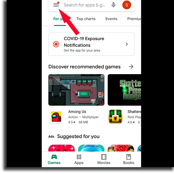 menu Instagram not working