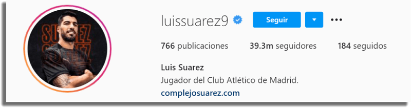 Latinos con más seguidores en Instagram Luis Suarez