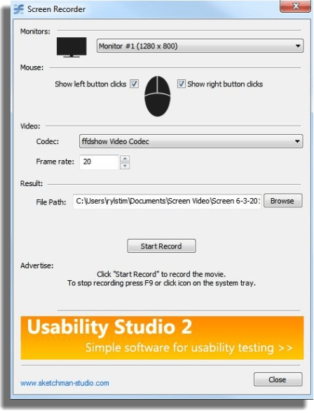 Rylstim Screen Recorder Grabar la pantalla PC