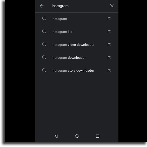 search for Instagram Instagram not working