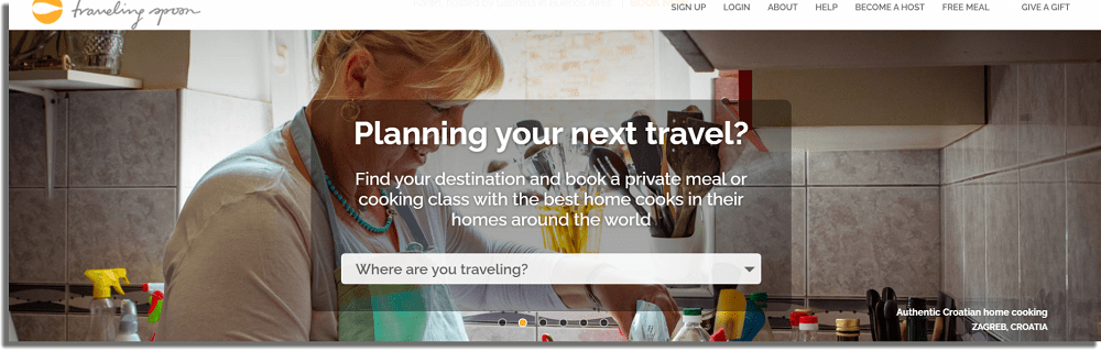 Traveling Spoon Hacer dinero extra
