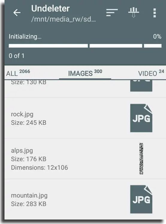 recover deleted files with root